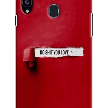 Do Shit You Love Samsung A20s Hard Case Back Cover by Casekaro