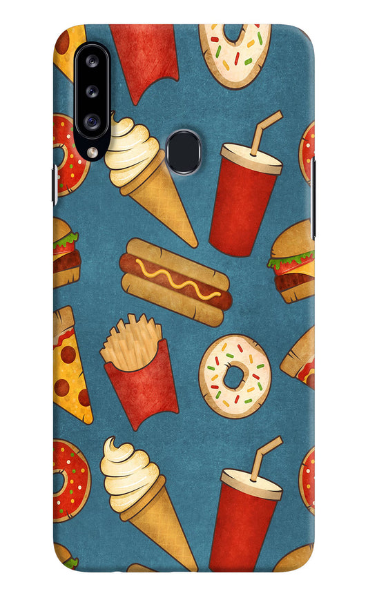 Foodie Samsung A20s Hard Case Back Cover by Casekaro
