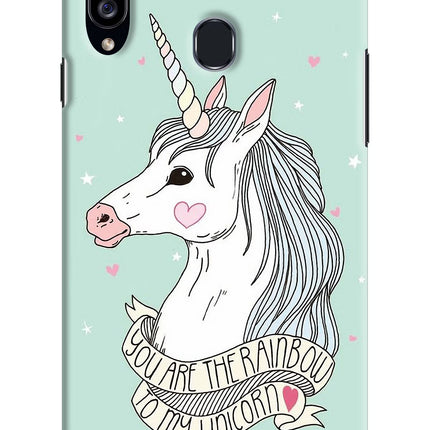Unicorn Wallpaper Samsung A20s Hard Case Back Cover by Casekaro