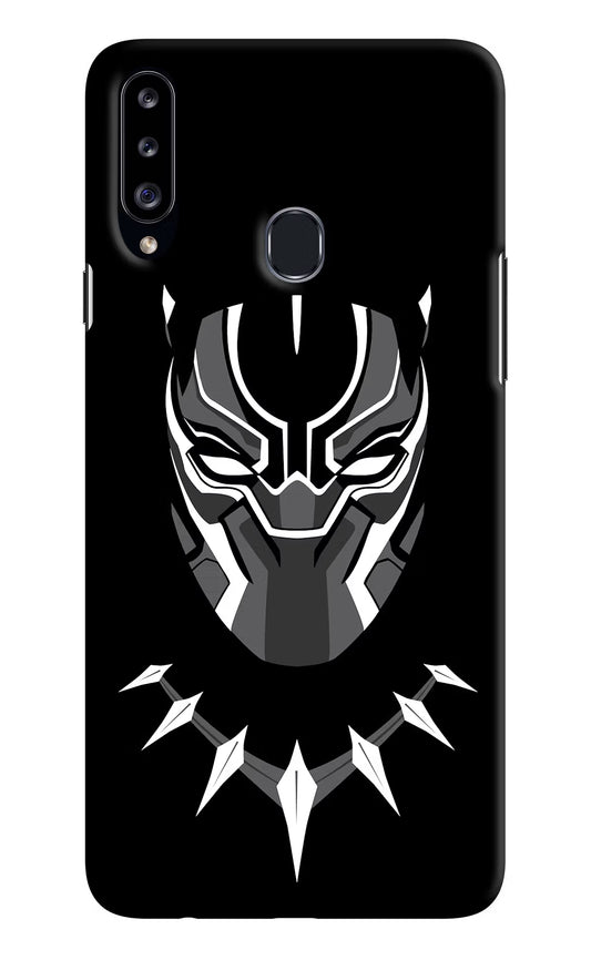 Black Panther Samsung A20s Hard Case Back Cover by Casekaro