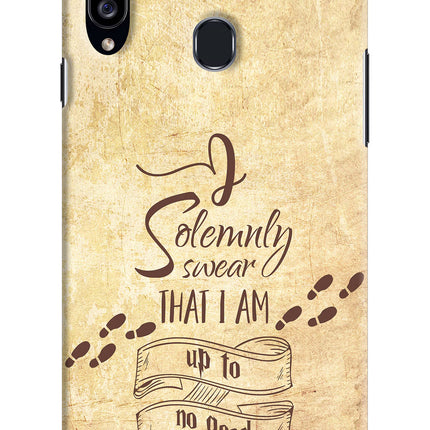 I Solemnly swear that i up to no good Samsung A20s Hard Case Back Cover by Casekaro