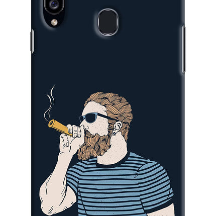 Smoking Samsung A20s Hard Case Back Cover by Casekaro