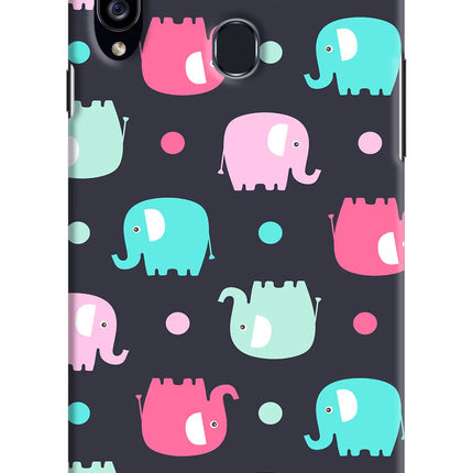 Elephants Samsung A20s Hard Case Back Cover by Casekaro