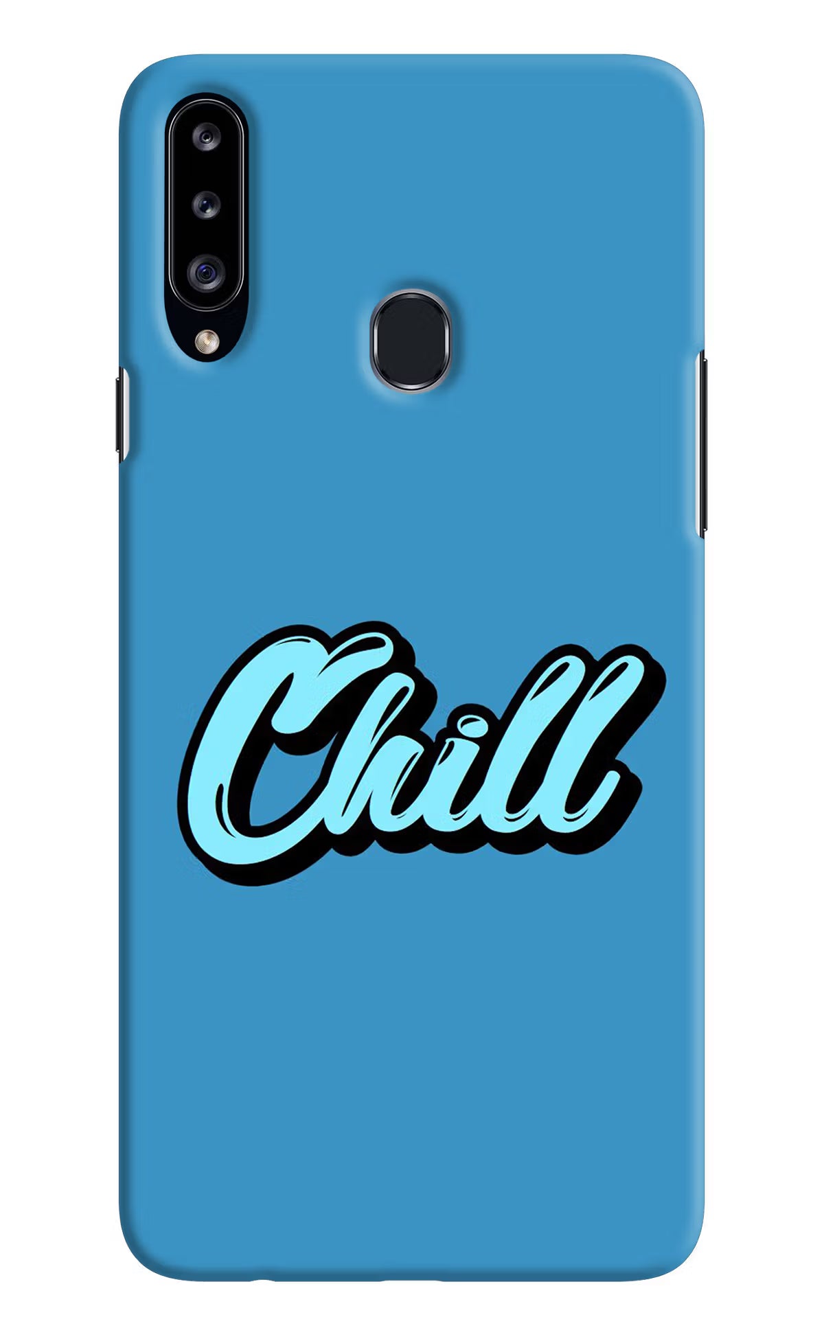 Chill Samsung A20s Hard Case Back Cover by Casekaro
