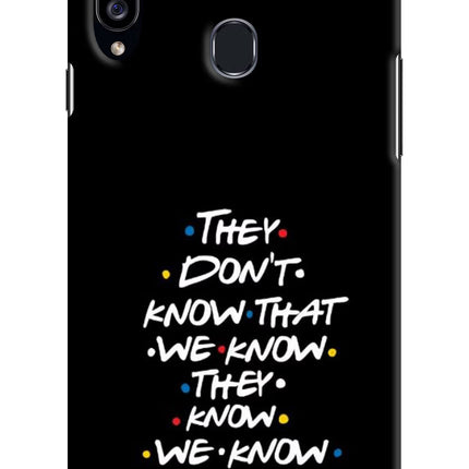 FRIENDS Dialogue Samsung A20s Hard Case Back Cover by Casekaro