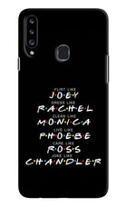 FRIENDS Character Samsung A20s Hard Case Back Cover by Casekaro