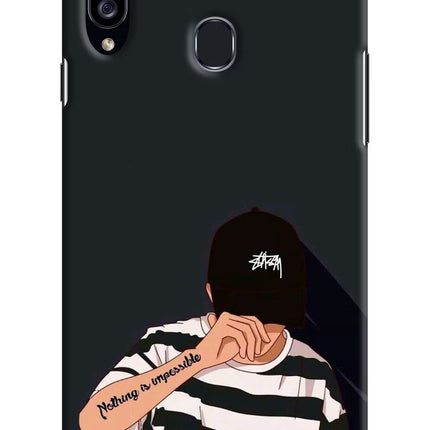 Aesthetic Boy Samsung A20s Hard Case Back Cover by Casekaro