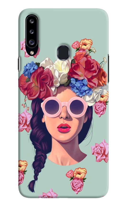 Pretty Girl Samsung A20s Hard Case Back Cover by Casekaro