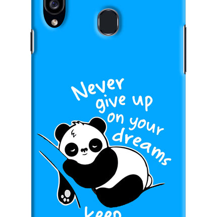Keep Sleeping Samsung A20s Hard Case Back Cover by Casekaro