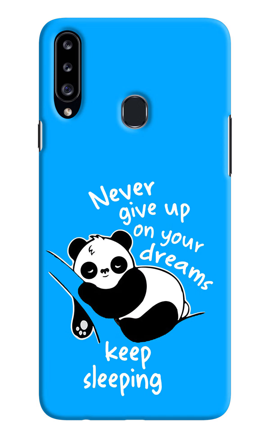 Keep Sleeping Samsung A20s Back Cover, Hard case