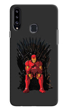 Ironman Throne Samsung A20s Hard Case Back Cover by Casekaro