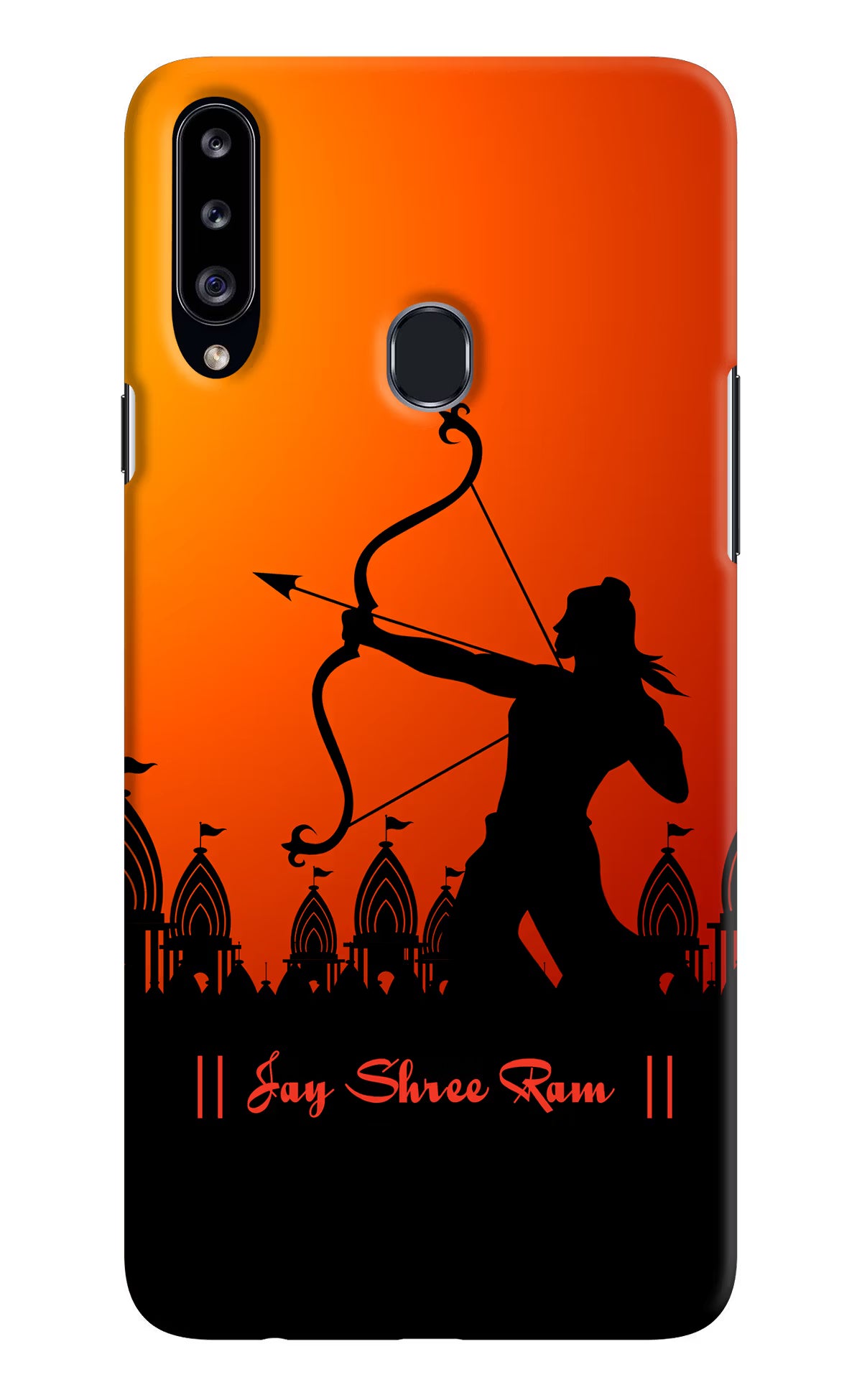 Lord Ram - 4 Samsung A20s Hard Case Back Cover by Casekaro