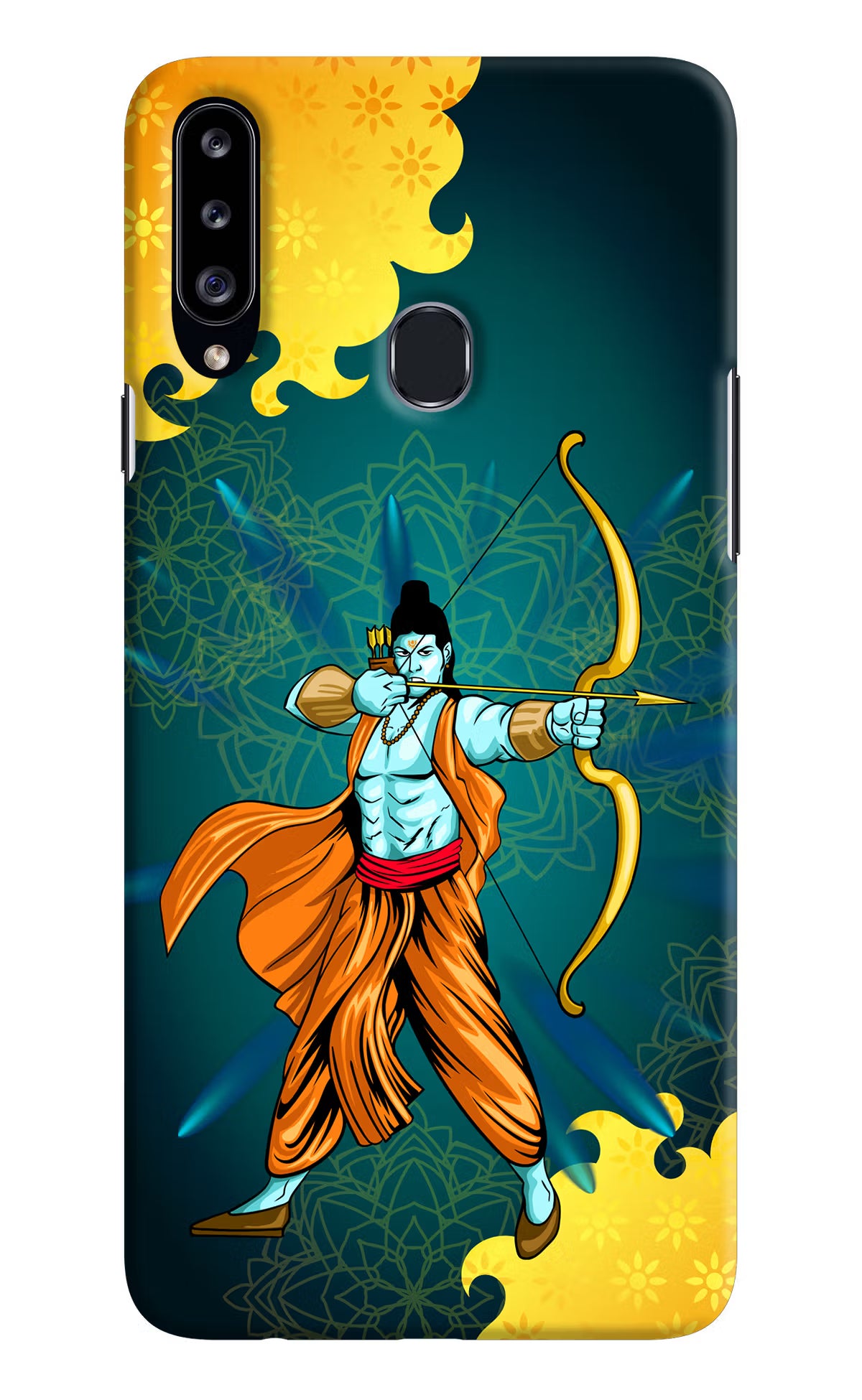 Lord Ram - 6 Samsung A20s Hard Case Back Cover by Casekaro