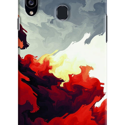 Fire Cloud Samsung A20s Hard Case Back Cover by Casekaro