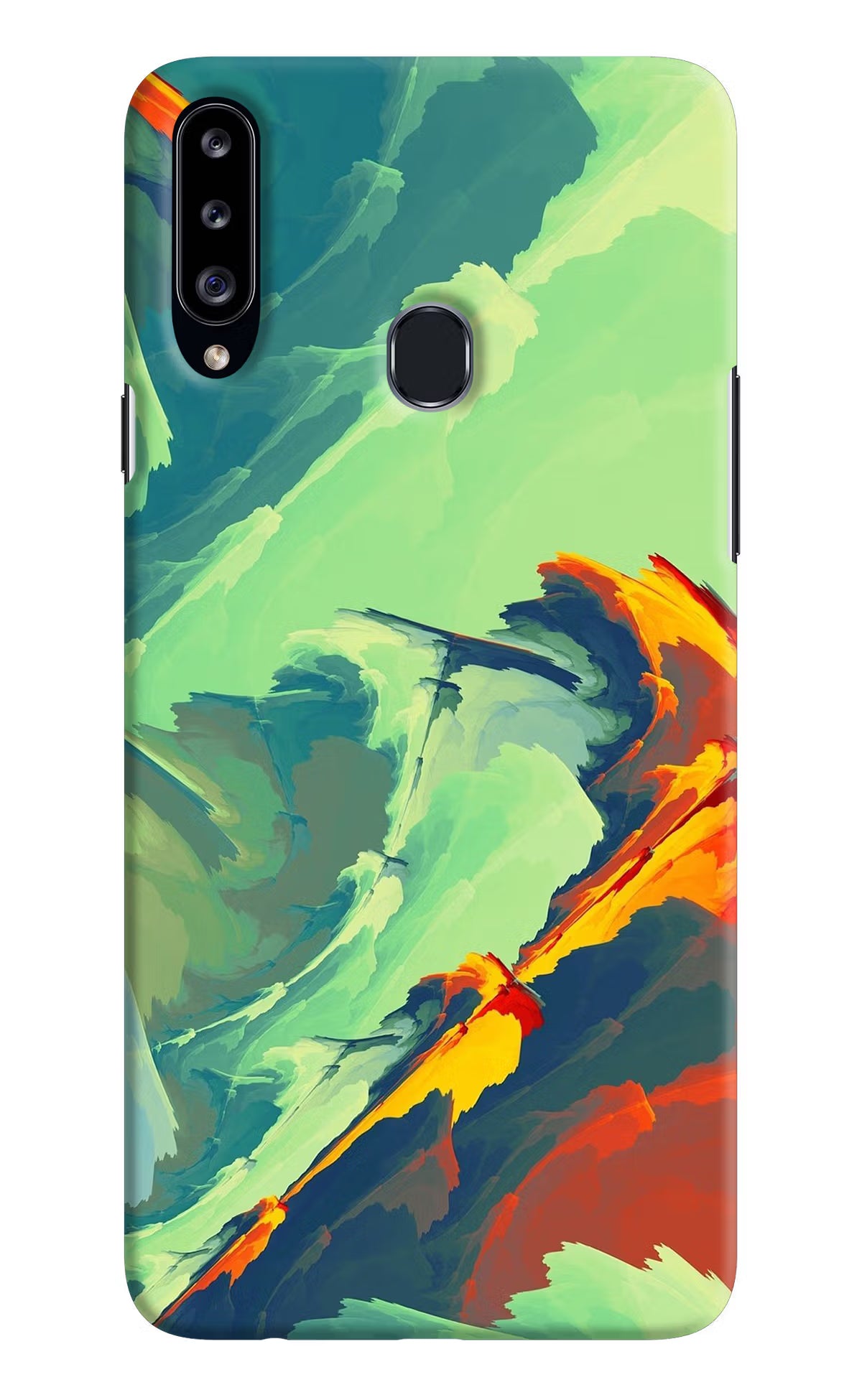 Paint Art Samsung A20s Hard Case Back Cover by Casekaro
