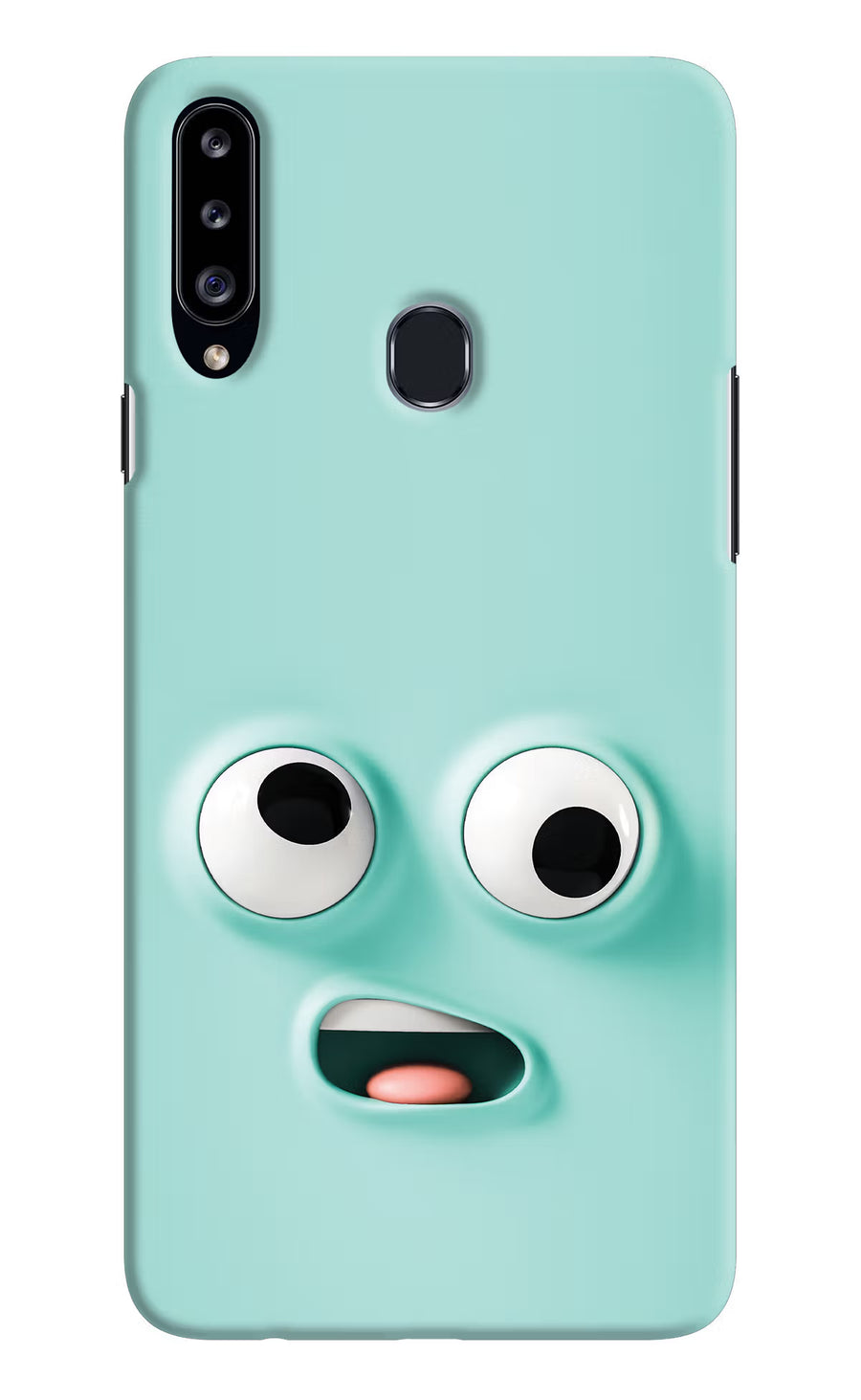 Funny Cartoon Samsung A20s Back Cover, Hard case