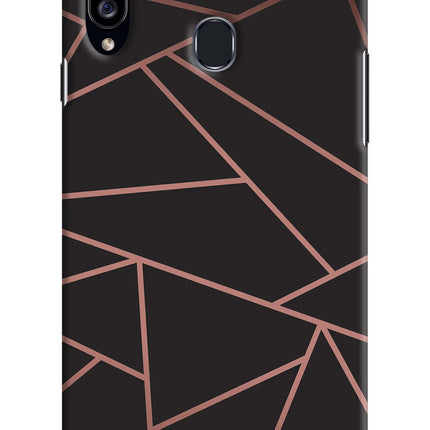 Geometric Pattern Samsung A20s Hard Case Back Cover by Casekaro