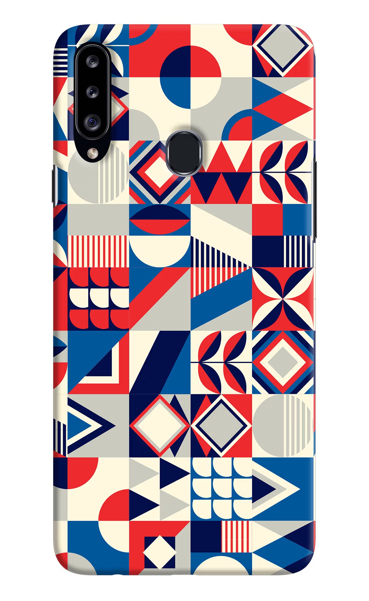 Colorful Pattern Samsung A20s Hard Case Back Cover by Casekaro
