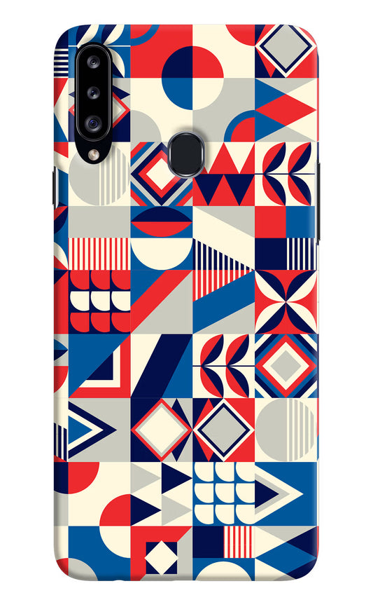 Colorful Pattern Samsung A20s Hard Case Back Cover by Casekaro