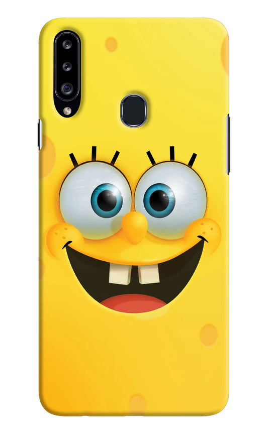 Sponge 1 Samsung A20s Hard Case Back Cover by Casekaro