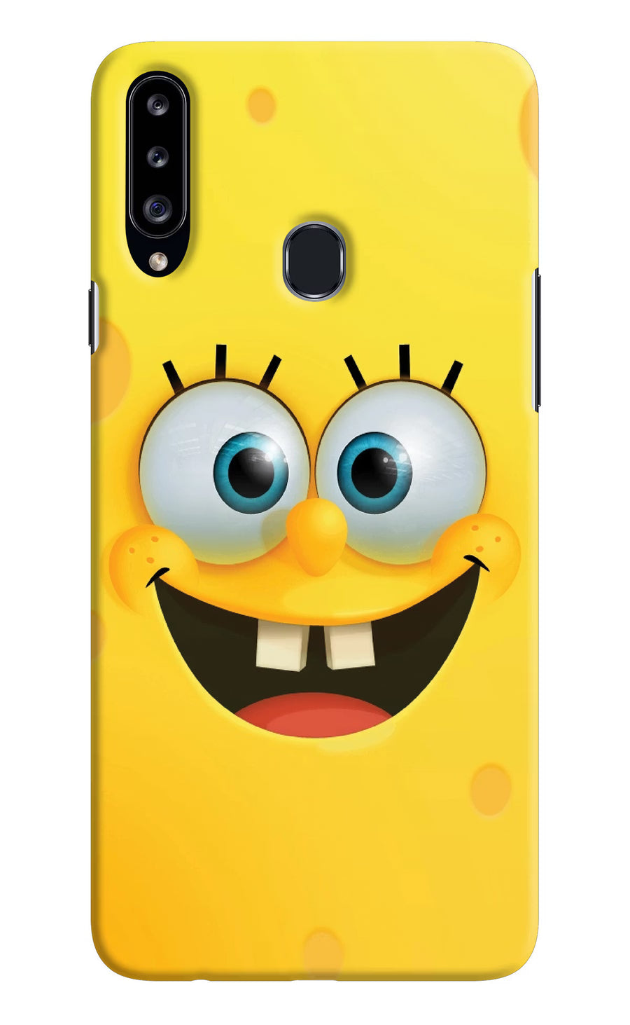 Sponge 1 Samsung A20s Back Cover, Hard case