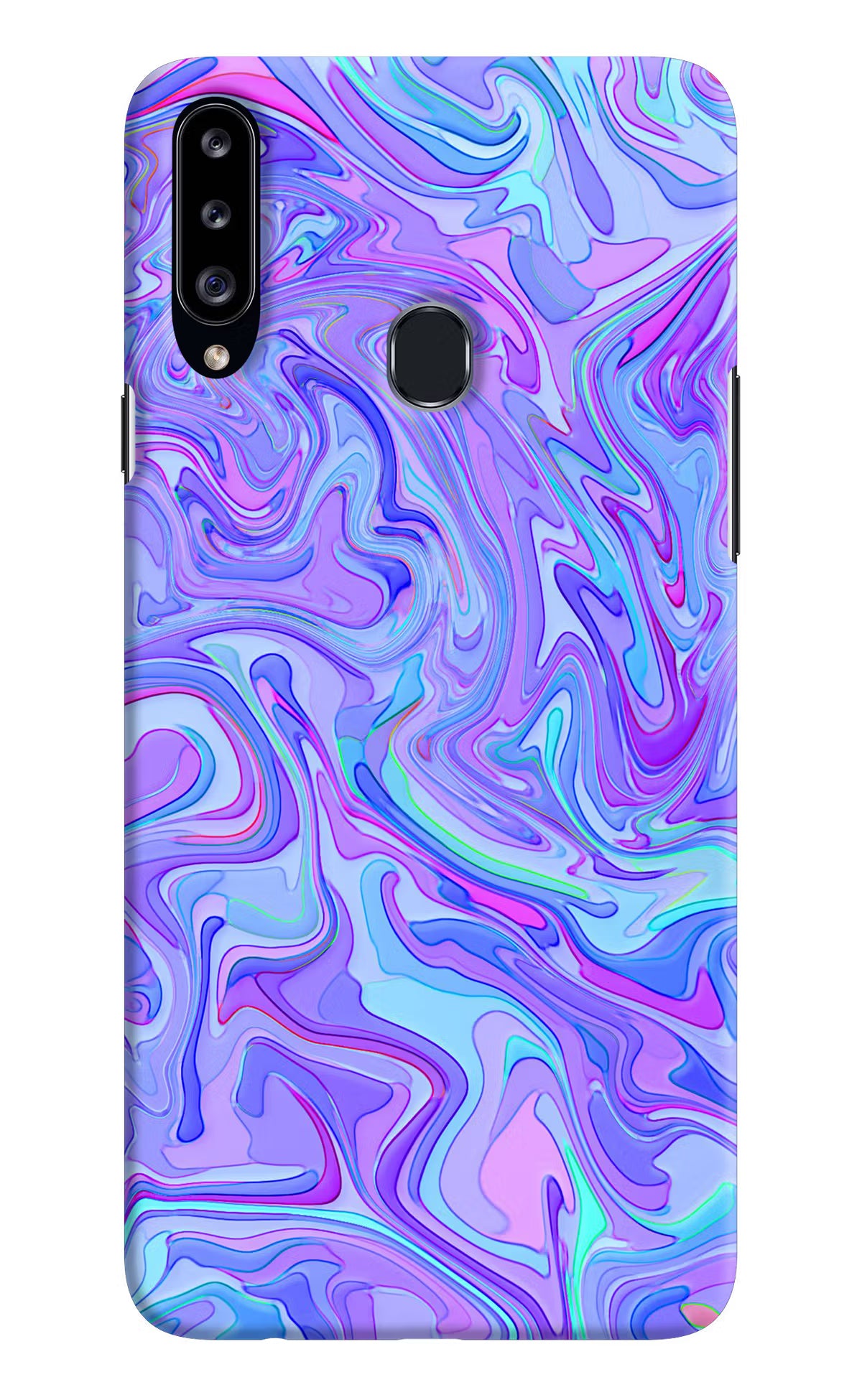 Glitter Samsung A20s Hard Case Back Cover by Casekaro