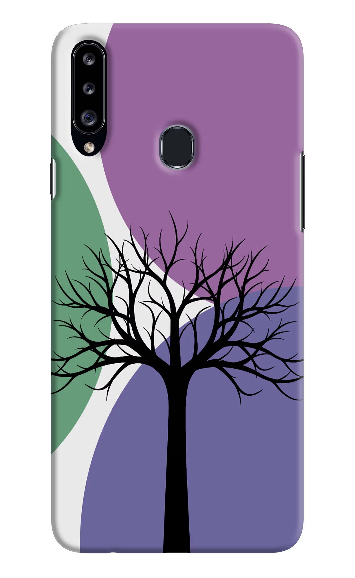 Tree Art Samsung A20s Hard Case Back Cover by Casekaro