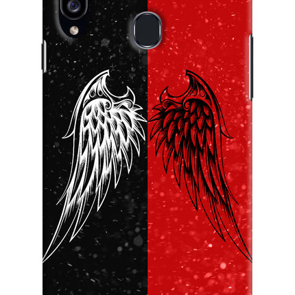 Wings Samsung A20s Hard Case Back Cover by Casekaro