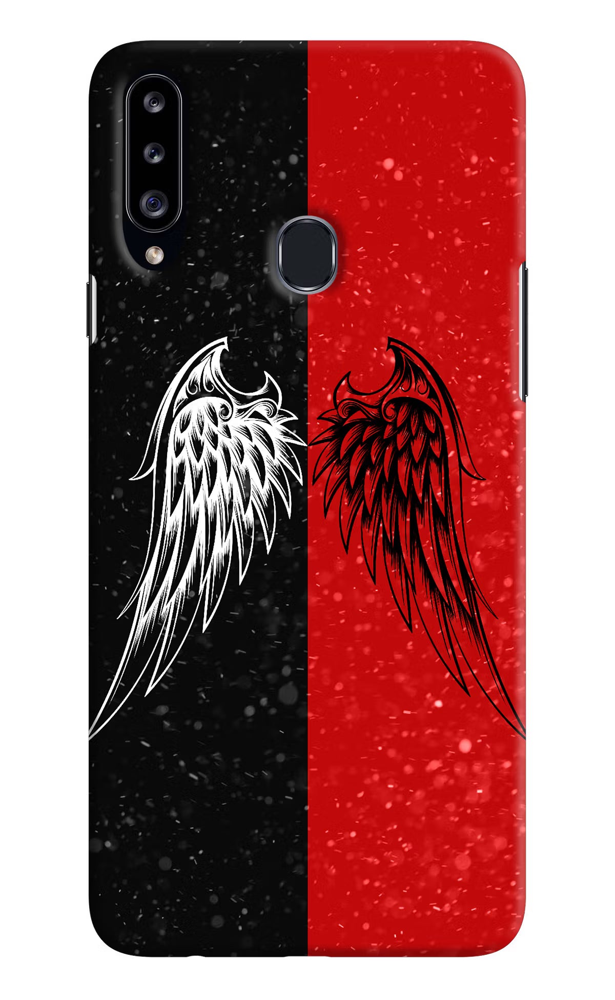 Wings Samsung A20s Hard Case Back Cover by Casekaro