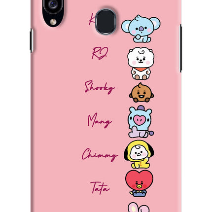 BTS names Samsung A20s Hard Case Back Cover by Casekaro