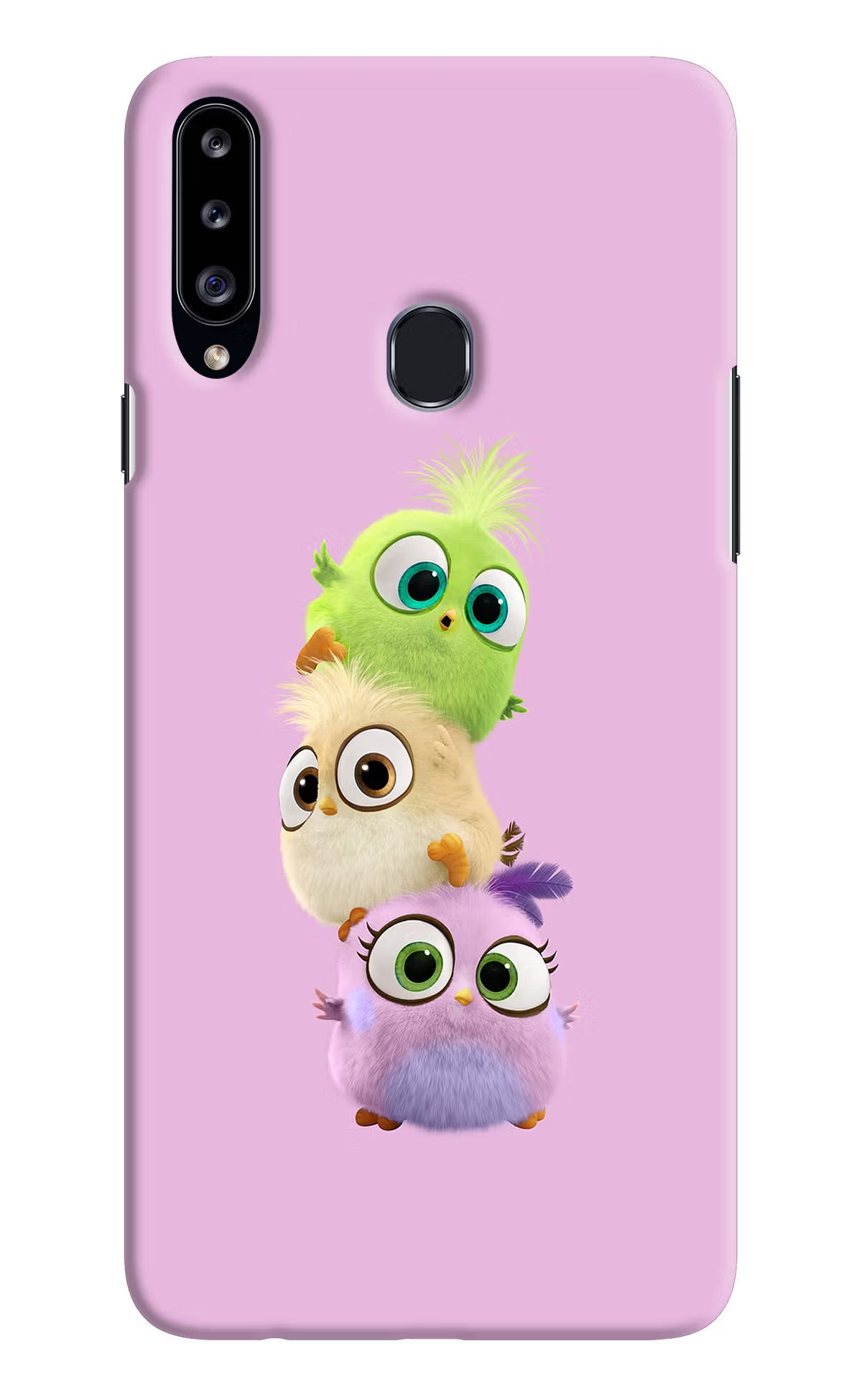 Cute Little Birds Samsung A20s Hard Case Back Cover by Casekaro