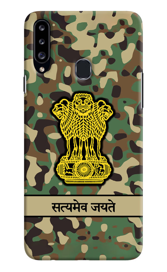 Satyamev Jayate Army Samsung A20s Hard Case Back Cover by Casekaro