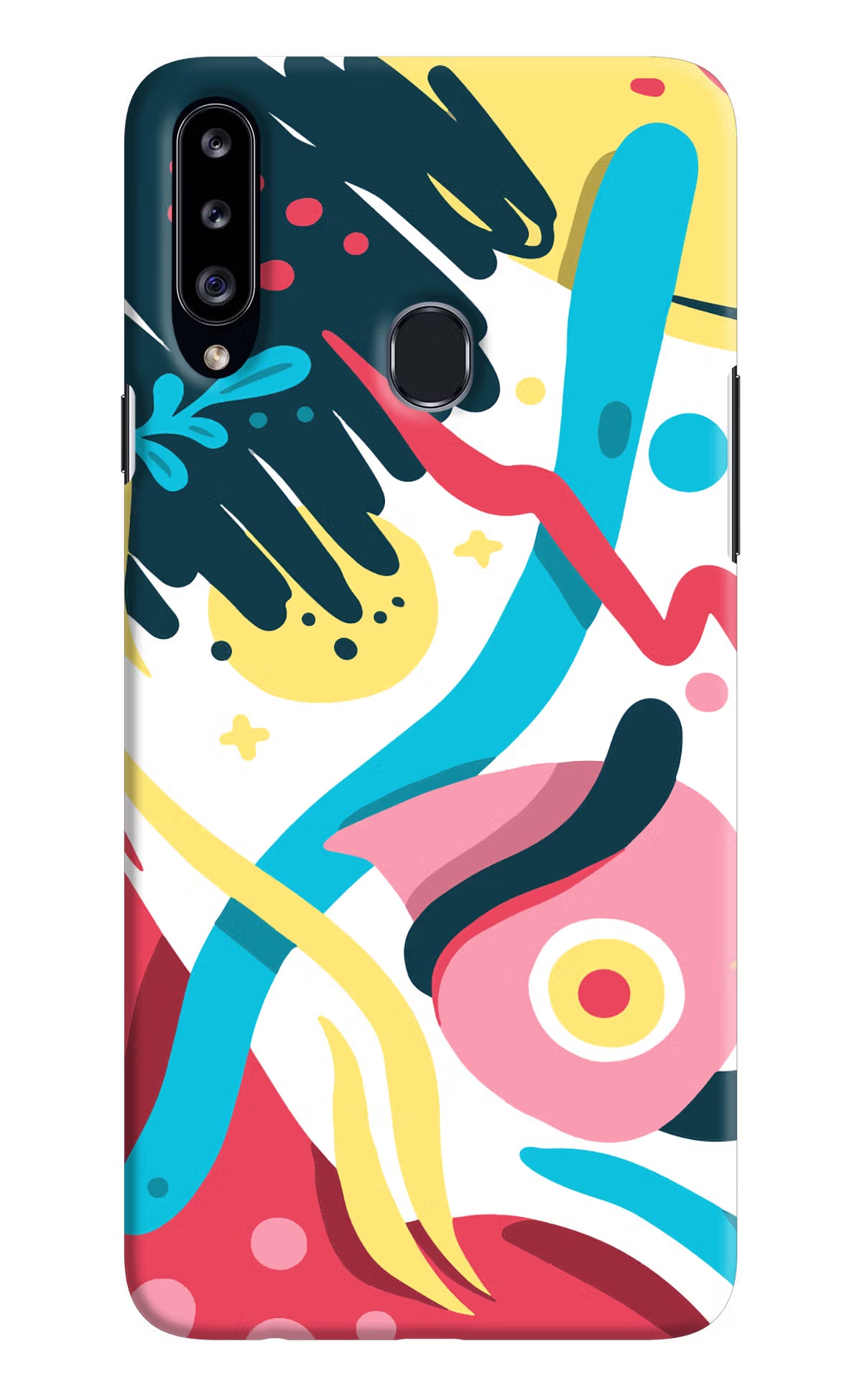 Trippy Samsung A20s Hard Case Back Cover by Casekaro
