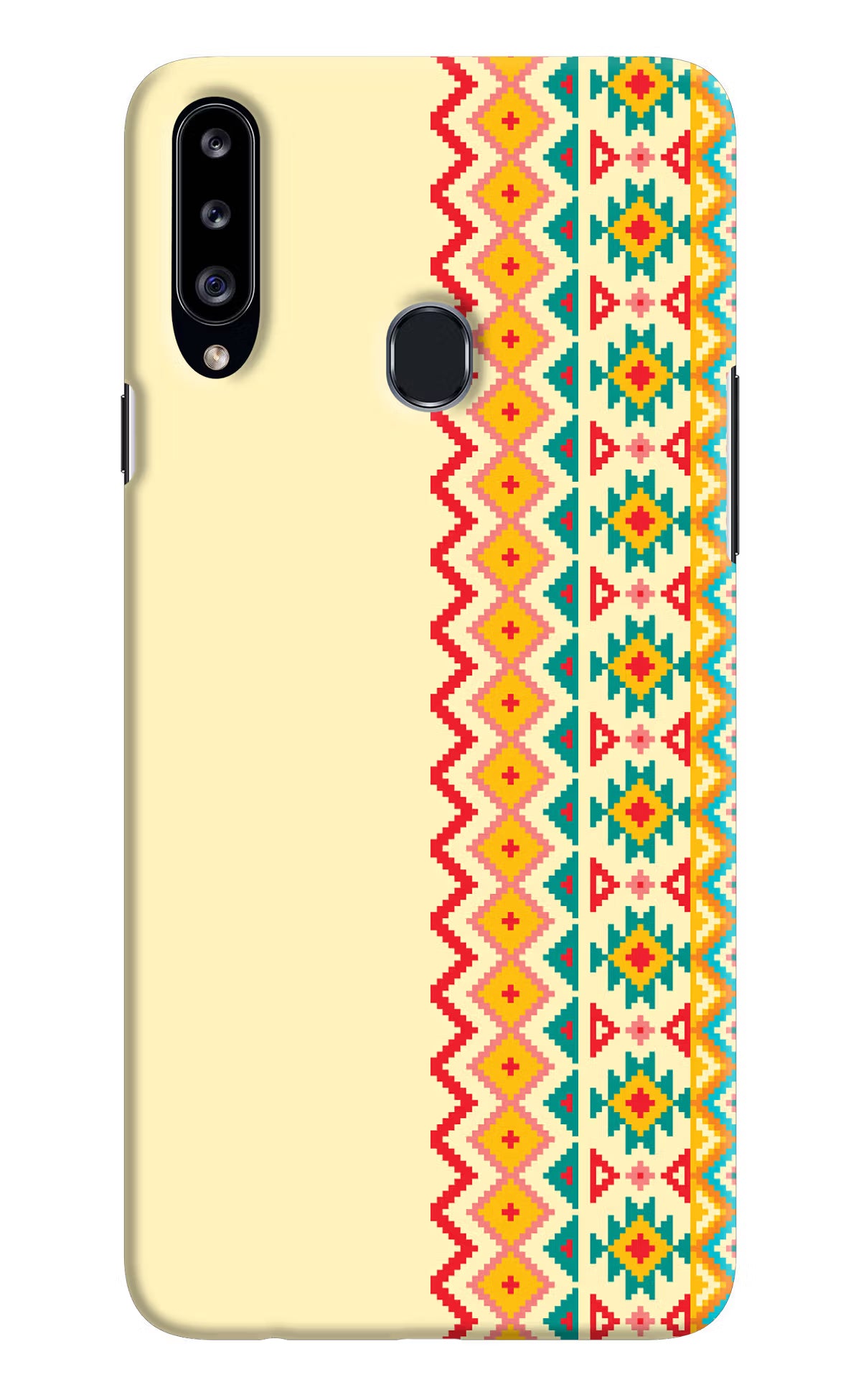 Ethnic Seamless Samsung A20s Hard Case Back Cover by Casekaro
