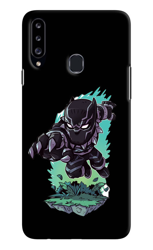 Black Panther Samsung A20s Hard Case Back Cover by Casekaro