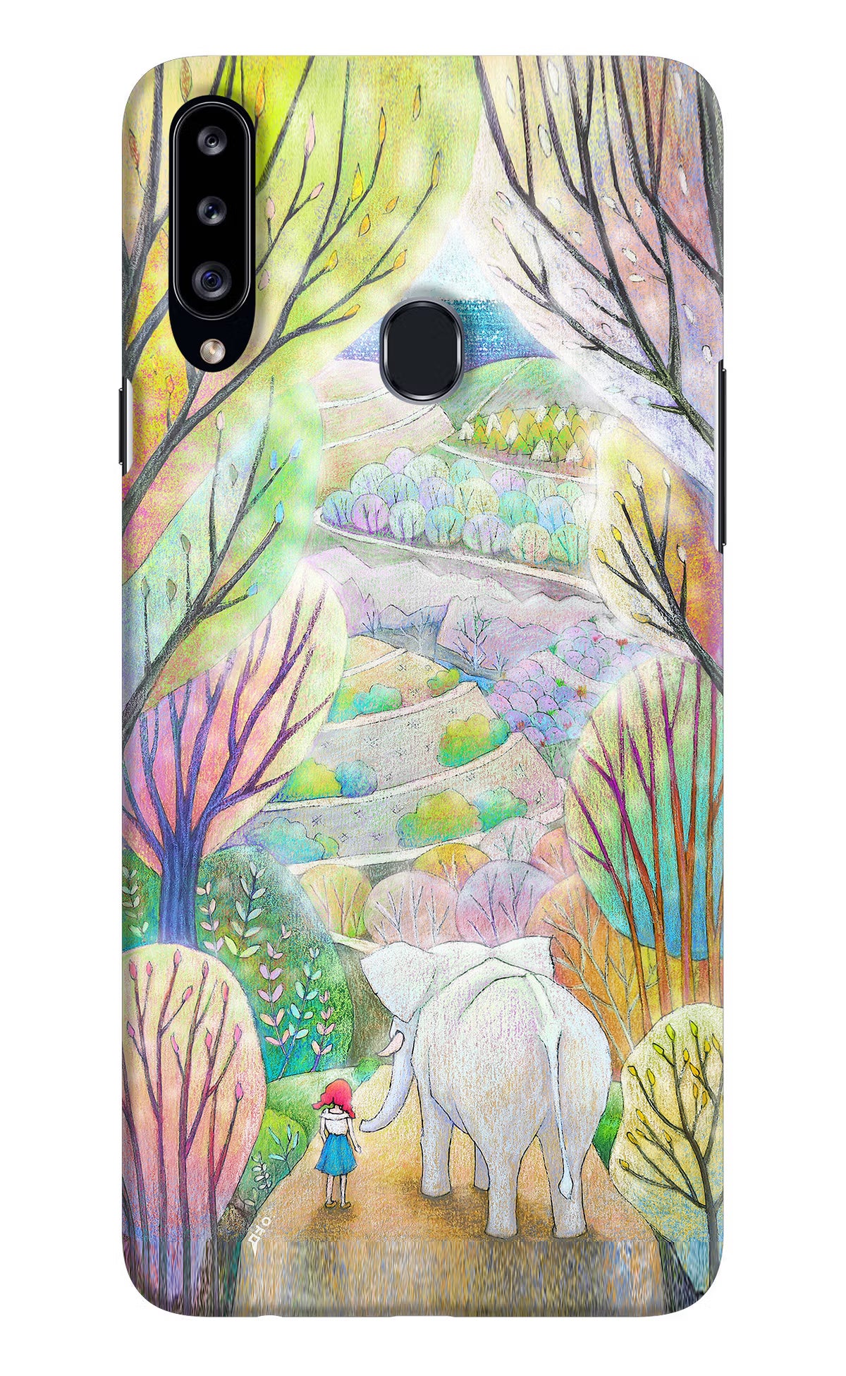 Nature Painting Samsung A20s Hard Case Back Cover by Casekaro