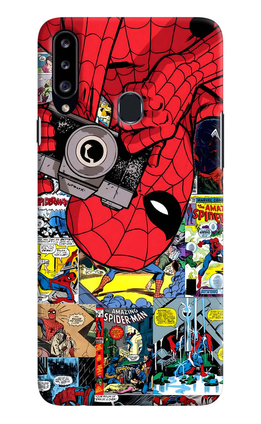 Spider Man Samsung A20s Hard Case Back Cover by Casekaro