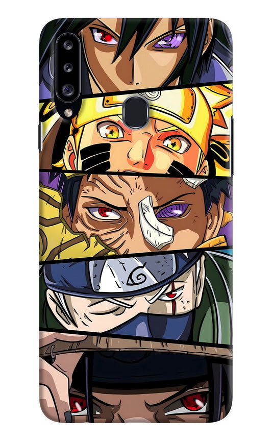 Naruto Character Samsung A20s Hard Case Back Cover by Casekaro
