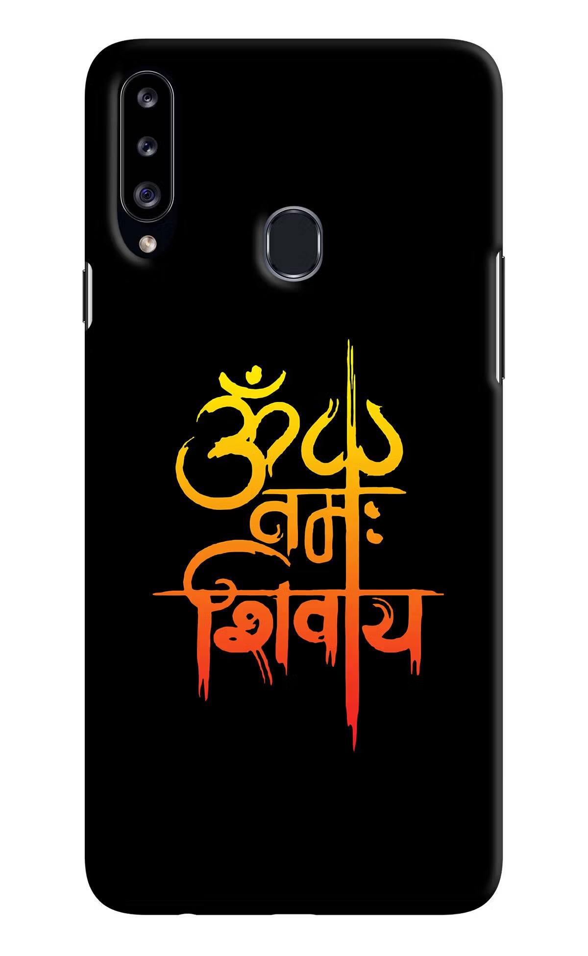 Om Namah Shivay Samsung A20s Hard Case Back Cover by Casekaro