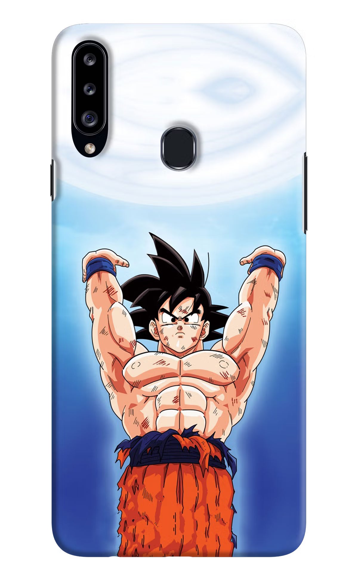 Goku Power Samsung A20s Hard Case Back Cover by Casekaro