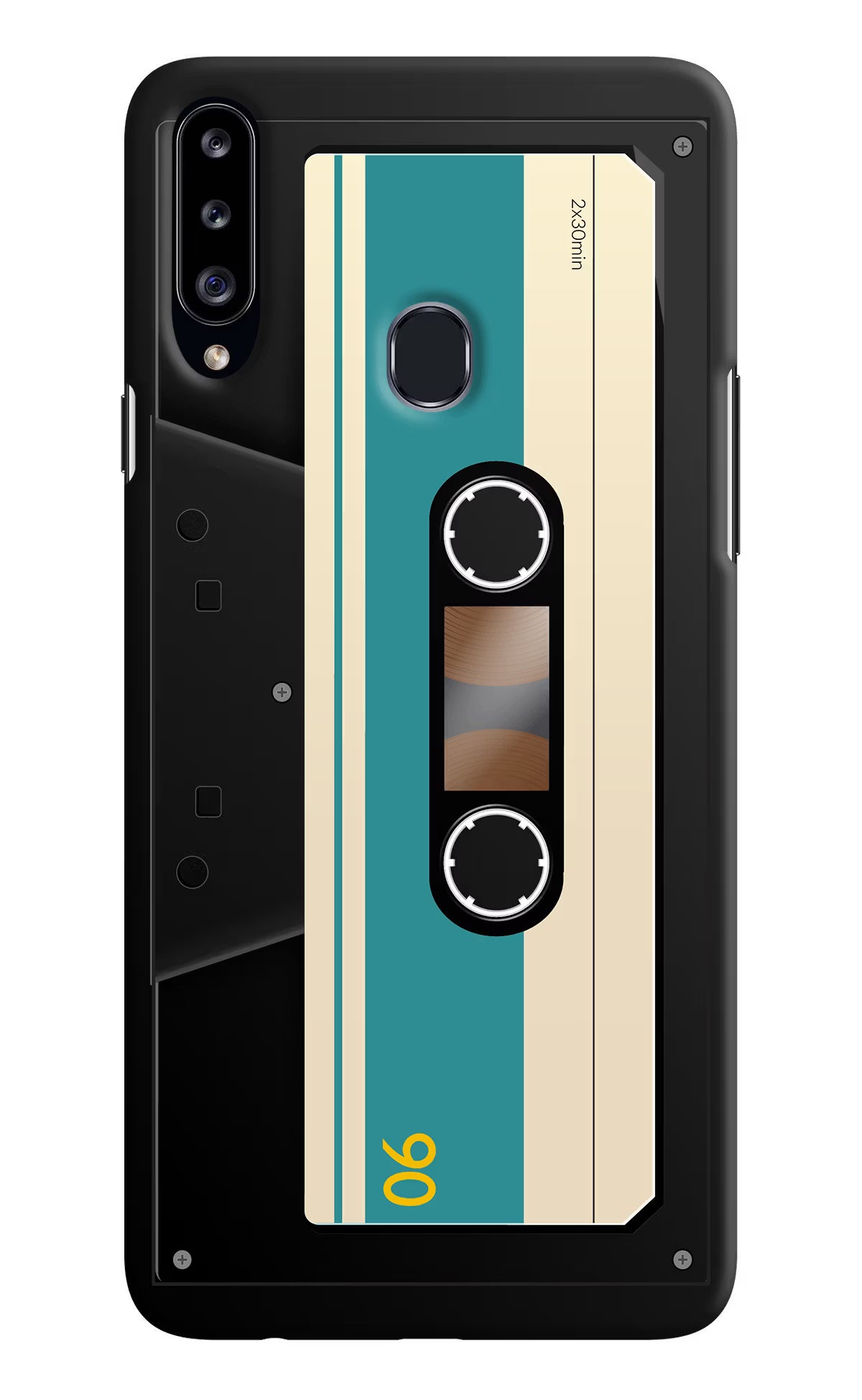 Cassette Samsung A20s Hard Case Back Cover by Casekaro