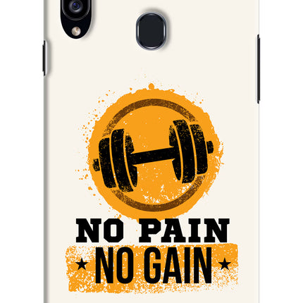 No Pain No Gain Samsung A20s Hard Case Back Cover by Casekaro