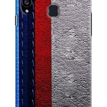 BMW Stripes Samsung A20s Hard Case Back Cover by Casekaro