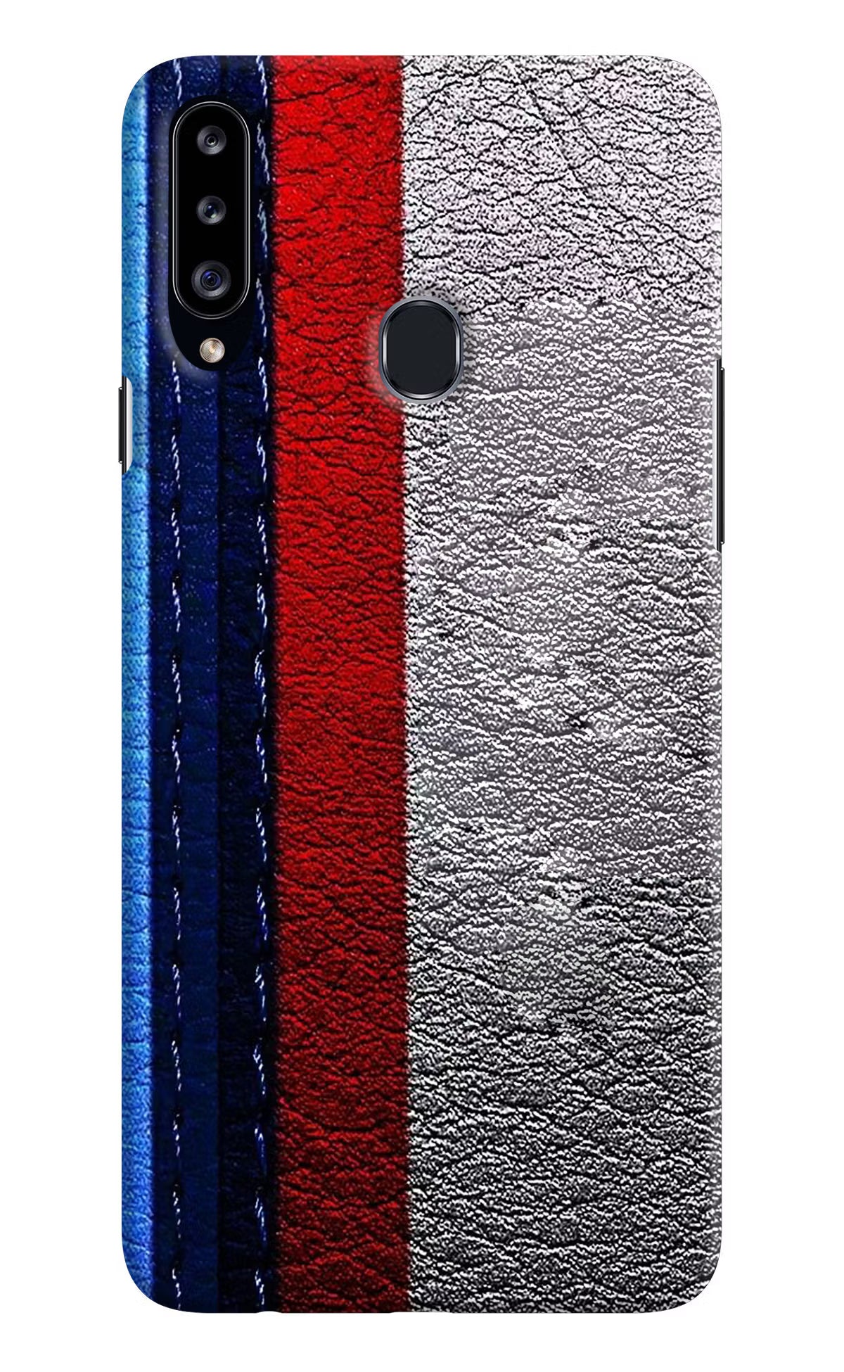 BMW Stripes Samsung A20s Hard Case Back Cover by Casekaro