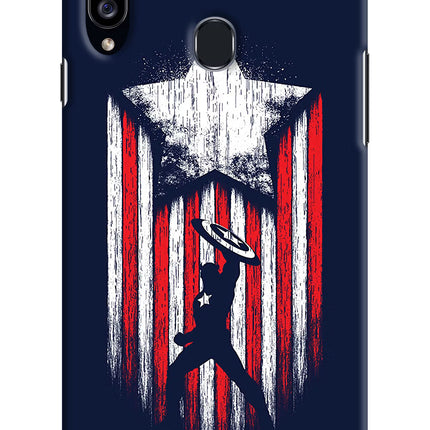 Captain America Marvel Art Samsung A20s Hard Case Back Cover by Casekaro