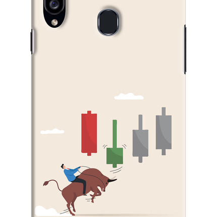 Bull Trading Momentum Samsung A20s Hard Case Back Cover by Casekaro