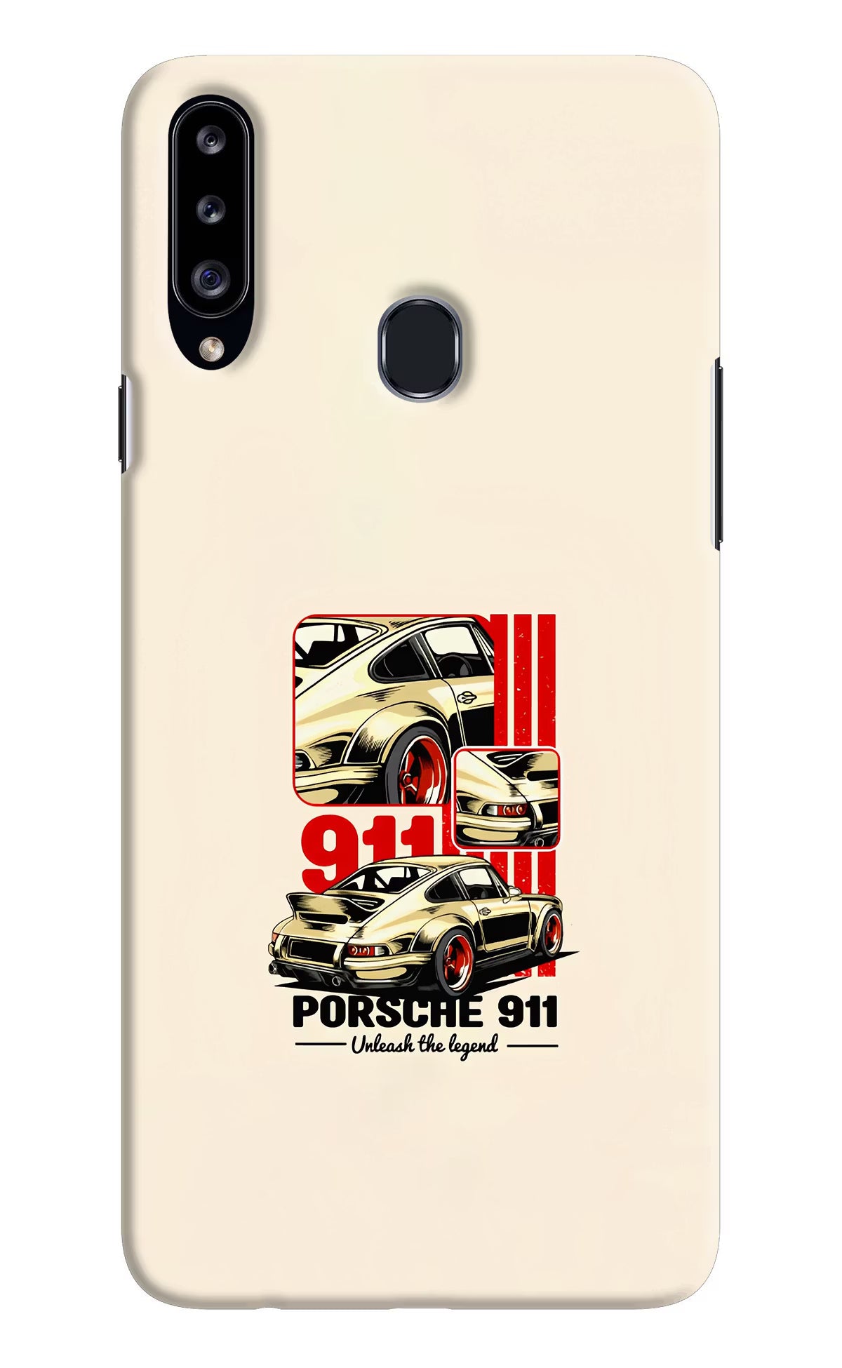 Classic Porsche 911 Samsung A20s Hard Case Back Cover by Casekaro