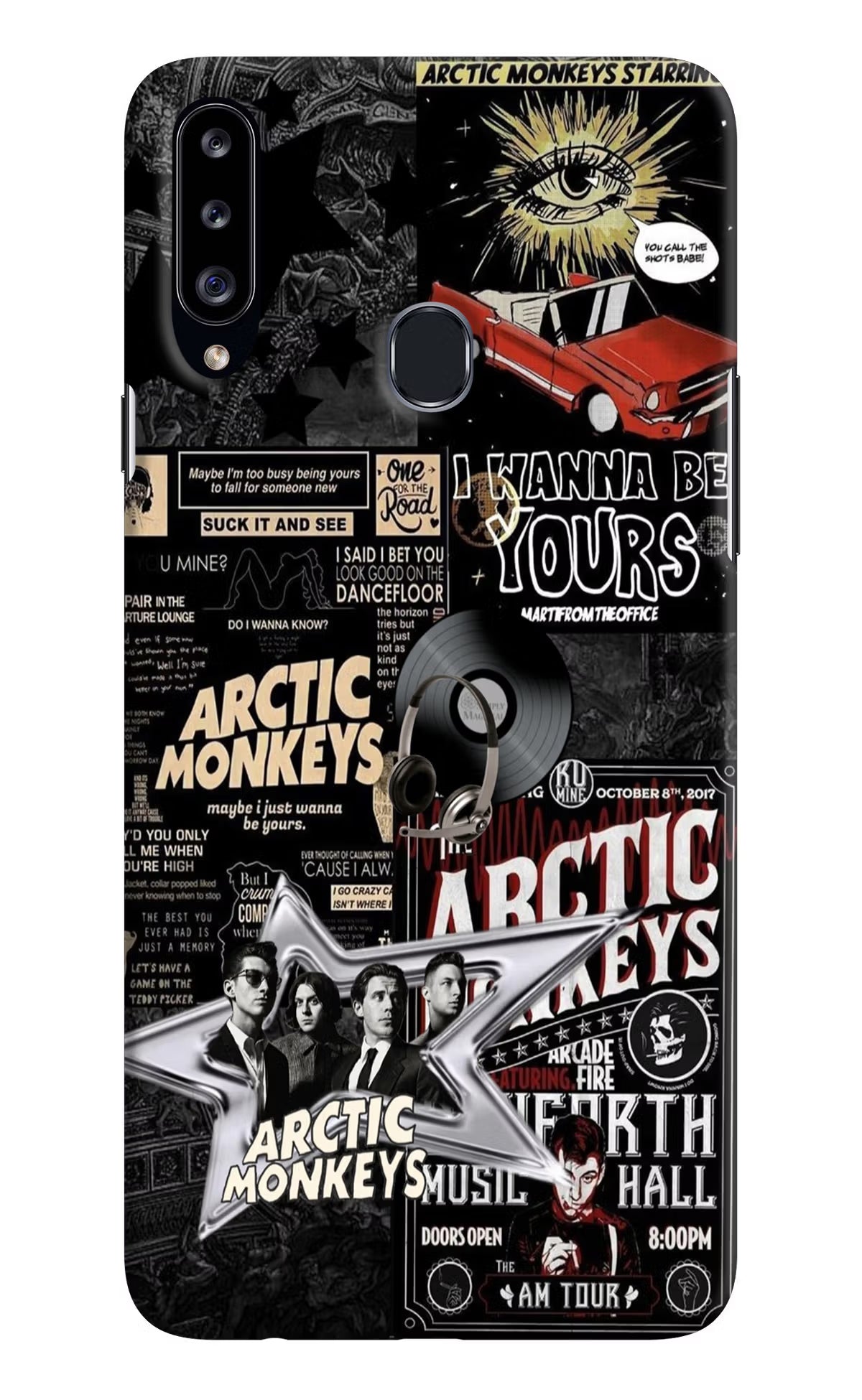 Arctic Monkeys Samsung A20s Hard Case Back Cover by Casekaro