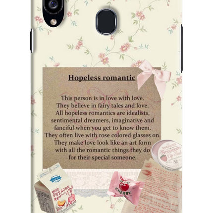 Hopeless Romantic Samsung A20s Hard Case Back Cover by Casekaro