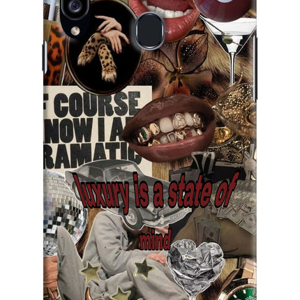 Luxury Samsung A20s Hard Case Back Cover by Casekaro